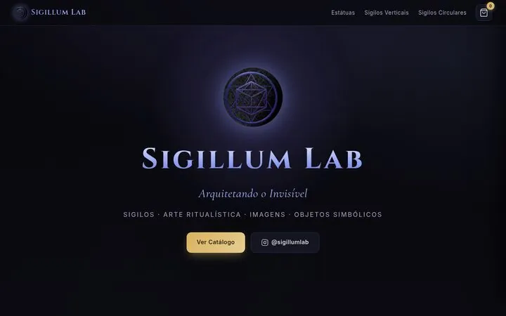 Catálogo do Sigillum Lab